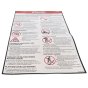 Battery Danger Warning Label for Access Platforms - OEM Part P14872 Niftylift