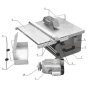 Complete Assembly for Norton Clipper TT 250 G Tile Saw