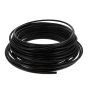 30m Black 3/8" Nylon Tube - 0.250" ID, 250 PSI Rating, Silicone-Free