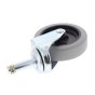 Front Castor Wheel for Numatic NVQ570, NVQ900 Vacuum Cleaner - OEM No. 204060