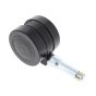 Twin Castor Runner Wheel 50mm Long Shaft for Numatic Henry Vacuums - 204111