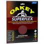 Cloth Backed Aluminium Oxide Sheets 230 x 280mm Assorted (3) by Oakey - 63642526734