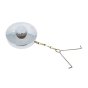 Chrome Plated Screwed Filler Cap with Securing Chain for Villiers Petrol Engines - P2106