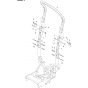 Chassis/Frame for Husqvarna P 524EFI