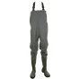 Chest Wading Pants Steel Full Safety Toe Cap & Mid sole Green Size 06