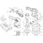 Bosch PEX 400 AE Sander Assembly