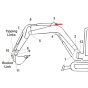 Pin (Position 3) for Kubota KX016-4 Mini Excavators / Diggers