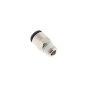 PCL Stud Coupling R 1/8" Male Thread to 6mm Tube - Brass, Corrosion Resistant