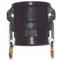 2" Type D Camlock x BSPP Female Polypropylene Connector