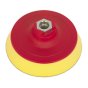 Hook & Loop Ultra Soft Backing Pad Dia.123mm M14 x 2mm Sealey Part No. PTCBPV3S