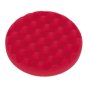 Buffing & Polishing Foam Head Hook & Loop Dia.150 x 25mm Red/Ultra Soft Sealey Part No. PTCCHW150R