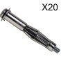 Interset Cavity Fixings & Screws M4 x 40 Trade Pack of 20 - R-S1-SM04038/20