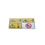 Caution Label for Robin EH12, EH17 Engine - OEM No. 073-20044-50