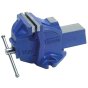100mm 1ton-e Workshop Vice Heavy Duty with Machined Anvil and Steel Jaw Plates - IRWIN Record