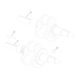 Crankshaft for Kohler RH265