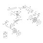 Chassis & Gear Box for Stihl RM 248.1 T