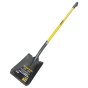 Roughneck Square Shovel Long Fibreglass Handle 146cm