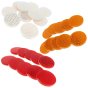 Durite 55mm Round Self-Adhesive Reflectors - Amber, Clear, Red
