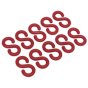 Plastic Chain S-Hook Pack of 10 Sealey Part No. RSH10