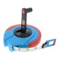 SitePro Fibreglass Tape 33ft with a Folding Rewind Crank