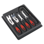 Door Panel & Trim Clip Removal Tool Set 5pc Sealey Part No. RT006