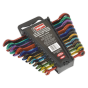 Ratchet Combination Spanner Set 12pc Multi-Coloured Metric Sealey Part No. S01075