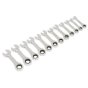 Stubby Ratchet Combination Spanner Set 12pc Metric Sealey Part No. S0633