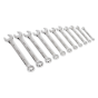 Combination Spanner Set 11pc Imperial Sealey Part No. S0857