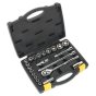 Socket Set 22pc 1/2"Sq Drive 6pt WallDrive Metric Sealey Part No. S0913