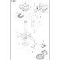 Motor Assembly for Husqvarna S36