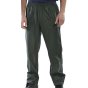 Super B-Dri Over-Trousers Elasticated Waist Studded Ankle Olive Green SML