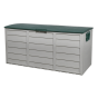 Outdoor Storage Box 460 x 1120 x 540mm Polypropylene Sealey Part No. SBSC01