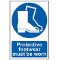 Protective Footwear Must Be Worn - PVC 200 x 300mm by Scan - 16