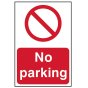 No Parking - PVC 200 x 300mm by Scan - 605
