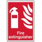 Fire Extinguisher - PVC 200 x 300mm by Scan - 1350