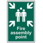 Fire Assembly Point - PVC 200 x 300mm by Scan - 1541