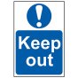 Keep Out - PVC 400 x 600mm by Scan - 4003