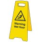 Warning Wet Floor Heavy-Duty A Board by Scan - 4702