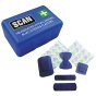 Hypoallergenic Blue Plasters 100 Assorted by Scan - SCANBDP