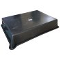 53 x 40 x 9.5cm Drip Pan 16 Litre Capacity with Pouring Spout - Impact Resistant Plastic