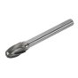Tungsten Carbide Rotary Burr Arc Round Nose Ripper/Coarse Sealey Part No. SDBC4