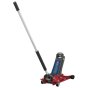 Low Profile Trolley Jack with Rocket Lift 3 Tonne - Red
