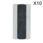Brake Tube Connector 3/8"UNF x 24tpi Female to Female Pack of 10 Sealey Part No. BC3824F