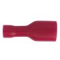 Fully Insulated Terminal 6.3mm Female Red Pack of 100 Sealey Part No. RT16