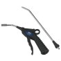 Air Blow Gun with Safety Nozzle & 2 Extensions Sealey Part No. SA914