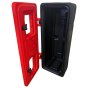 Single Fire Extinguisher Cabinet for 6-12kg Extinguishers Durable Composite