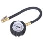 Tyre Pressure Gauge with Clip-On Chuck 0-7bar(0-100psi) Sealey Part No. TST/PG6