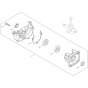 Crankcase for ECHO SHR-170SI