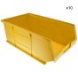 Yellow Plastic Wall Panel Storage Bins Size 4