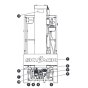 Labels - Rear View for Skyjack SJ16 Access Platforms